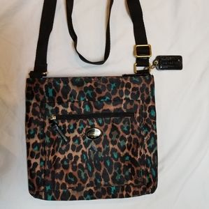 Coach Purse Cheetah Print Crossbody Shoulder bag